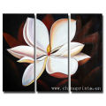 Comfortable Abstract Flower Handmade Oil Painting